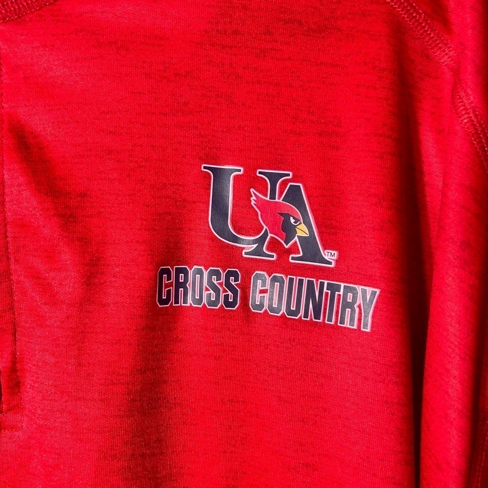 Union Academy Cardinals Pullover Mens 3XL Red BSN‎ Sports 1/4 Zip Pullover - Picture 2 of 11